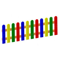 Паркан для ігрового майданчика кольоровий